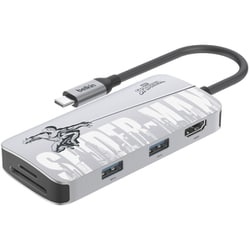 Connect USB-C 5-in-1 マルチポートハブ マーベル スパイダーマン AVC007qcMVV2-DY