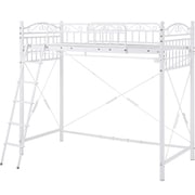 カーテンを取り付けられるロフトベッド KH-3592WH