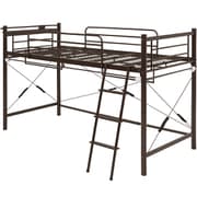 カーテンを取り付けられるロフトベッド KH-3690DBR