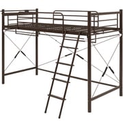 カーテンを取り付けられるロフトベッド KH-3691DBR