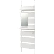 突っ張りミラー付きラック KTR-3217WH