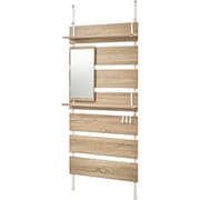 突っ張りミラー付きラック KTR-3218NW