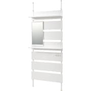 突っ張りミラー付きラック KTR-3218WH