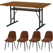 ダイニング5点セット LT-4770DBR34BR-5S