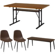 ダイニング4点セット LT-4770DBR-44DBR-4S