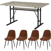 ダイニング5点セット LT-4770GY34BR-5S