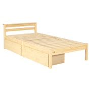 組立簡単 マットレス・引出し付シングルベッド MB-5150S-NA3302HS