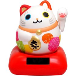 WJ-9276 [ソーラー招きふくたま カラフル猫]