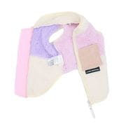 pipi 背開き ボアベスト パープル3号 秋冬服 着せやすい 寒さ対策 お散歩 トイプードル チワワ ダックス 小型犬用 PP252-022-039