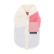 pipi 背開き ボアベスト ピンク2号 秋冬服 着せやすい 寒さ対策 お散歩 トイプードル チワワ ダックス 小型犬用 PP252-022-039