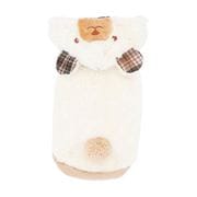 pipi くまボアパーカー ホワイト 2号 秋冬服 着せやすい 寒さ対策 お散歩 トイプードル チワワ ダックス 小型犬用 PP252-022-042