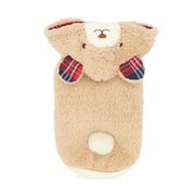 pipi くまボアパーカー ベージュ 3号 秋冬服 着せやすい 寒さ対策 お散歩 トイプードル チワワ ダックス 小型犬用 PP252-022-042
