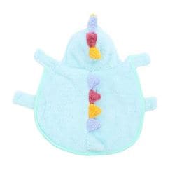 pipi 恐竜 ポンチョ ミント 5号 秋冬服 着せやすい 寒さ対策 お散歩 トイプードル チワワ ダックス 小型犬用 PP242-022-015