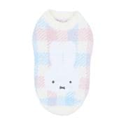 ミッフィー チェックシェニールニット 2号 秋冬服 着せやすい 寒さ対策 お散歩 トイプードル チワワ ダックス 小型犬用 MF252-022-007