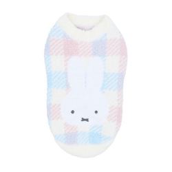 ミッフィー チェックシェニールニット 4号 秋冬服 着せやすい 寒さ対策 お散歩 トイプードル チワワ ダックス 小型犬用 MF252-022-007