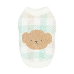 ボリス チェックシェニールニット 4号 秋冬服 着せやすい 寒さ対策 お散歩 トイプードル チワワ ダックス 小型犬用 MF252-022-008