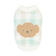ボリス チェックシェニールニット 4号 秋冬服 着せやすい 寒さ対策 お散歩 トイプードル チワワ ダックス 小型犬用 MF252-022-008