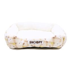 ピーナッツ SNOOPY スヌーピー チェック柄 ボアソファベッド SN252-052-003