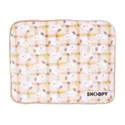 ピーナッツ SNOOPY スヌーピー チェック柄 ボアブランケット Mサイズ SN252-061-005