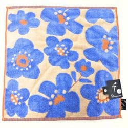 アテナ ウォッシュタオル ブルー FU5073