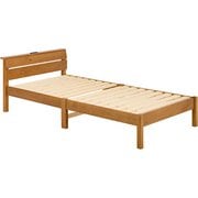 組立簡単 マットレス付シングルベッド MB-5250SLBR3301
