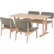 ダイニング5点セット MI-8632NALGY-5S