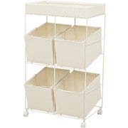 ランドリーラック RAN-2426WH