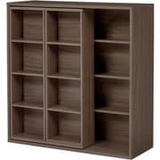 スライド棚付きコミックラック RCC-1564BR