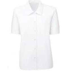 半袖ブラウス（19号） ホワイト SB7000-1