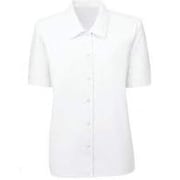 半袖ブラウス(19号) ホワイト SB7000-1