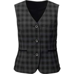 ベスト（ホルダーループなし）23号 チャコールグレー FV36401-55