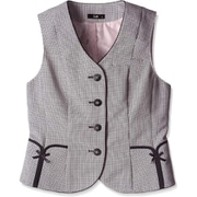 ベスト(19号) ピンク×グレー FV30599-3
