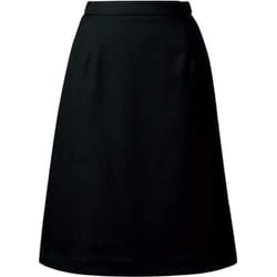 脇ゴムAラインスカート（19号） ブラック FS46021-9