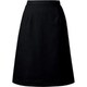 脇ゴムAラインスカート（23号） ブラック FS46021-9