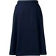 脇ゴムソフトプリーツスカート（21号 ネイビー FS46011-7