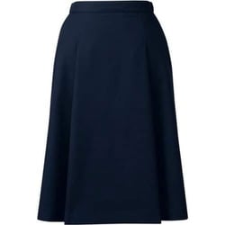 脇ゴムソフトプリーツスカート（23号 ネイビー FS46011-7