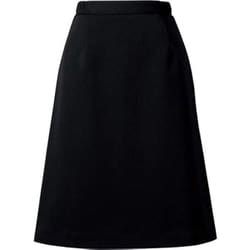 脇ゴムAラインスカート（21号） ブラック FS46001-9