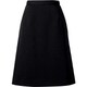 脇ゴムAラインスカート（23号） ブラック FS46001-9