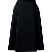 脇ゴムソフトプリーツスカート(21号 ブラック FS45991-9