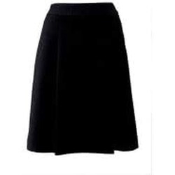 ソフトプリーツスカート（19号） ブラック FS45728-9