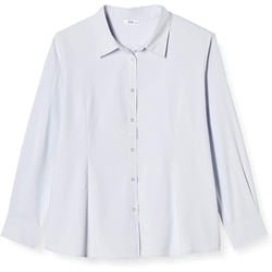 長袖ブラウス（19号） サックス FB75577-2