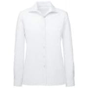 長袖ブラウス(19号) ホワイト FB75529-1