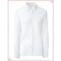 長袖ブラウス（23号） ホワイト FB75518-1