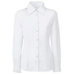 長袖ブラウス（23号） ホワイト FB7548-1