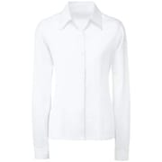 長袖ブラウス(19号) ホワイト FB7532-1