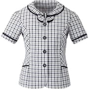 オーバーブラウス(19号) ブルー FB71184-7