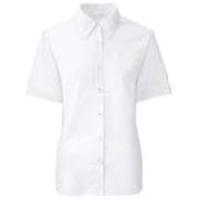 半袖ブラウス(23号) ホワイト FB71029-1