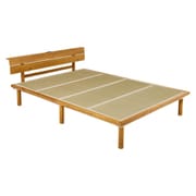 畳ダブルベッド WB-7727D-LBRキフネ