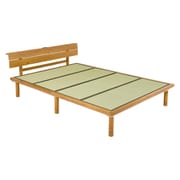 畳ダブルベッド WB-7727D-LBRクラマ