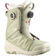 IVY BOA SJ レディース スノーボード ブーツ Tea/Almond Milk/Fiery Red 22.5cm L47828100
